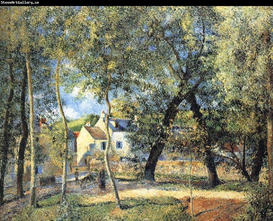Camille Pissarro Hurrying to the landscape